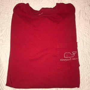Men’s XS vineyard vines shirt! Long sleeve red